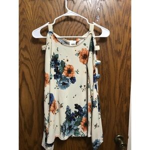 Long sleeve floral shirt